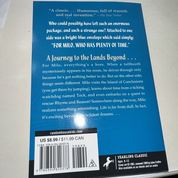 The Phantom Tollbooth by Norton Juster Paperback - Unread NEW - Picture 2 of 2